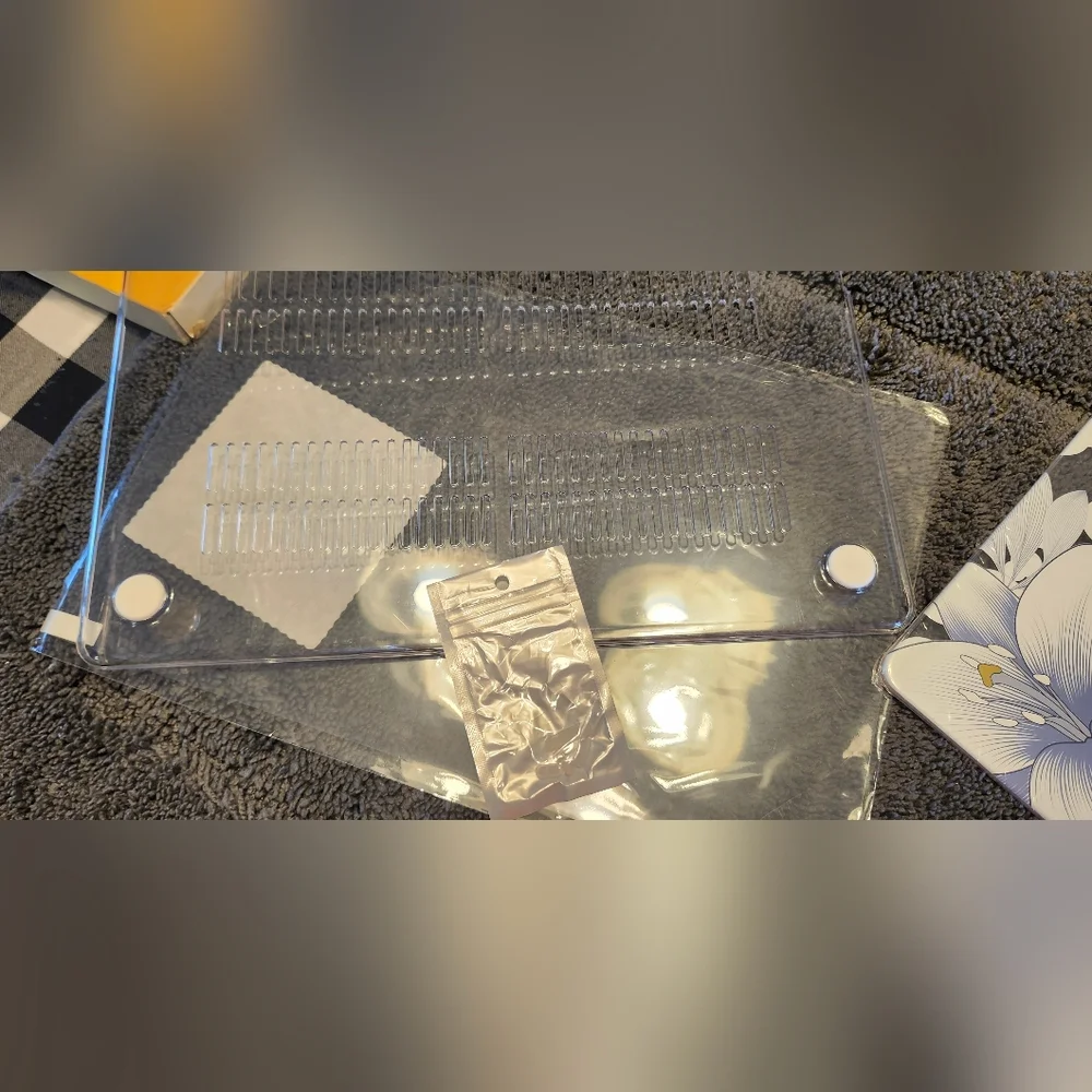Clear Planner Cover with Textured Design